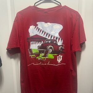 Indiana Hoosiers Red Graphic T-Shirt